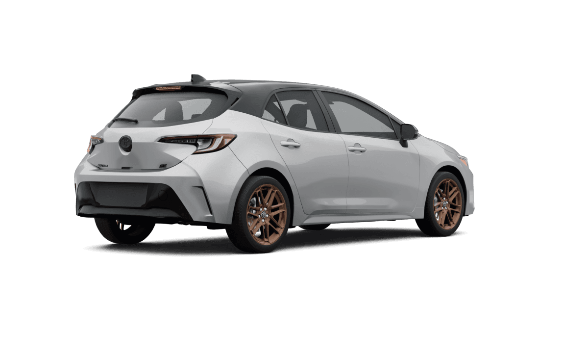 Toyota Corolla Hatchback - Back view Toyota Corolla Hatchback - Back view